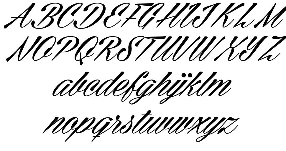 Cellos Script font specimens