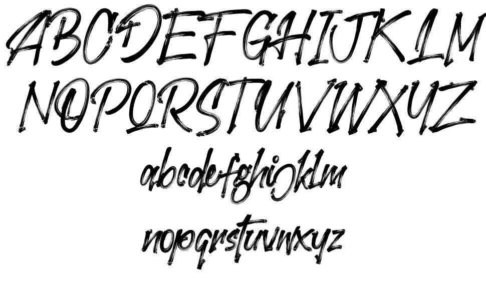 Cellotype font Örnekler