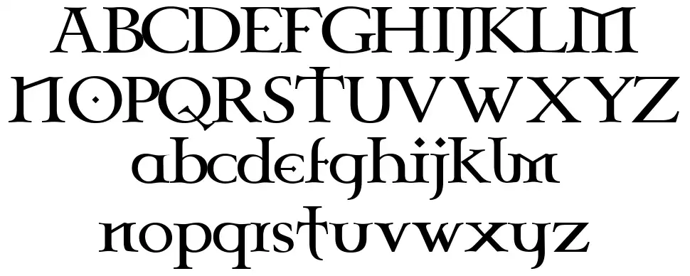 Celtic Garamond the 2ndfont specimens