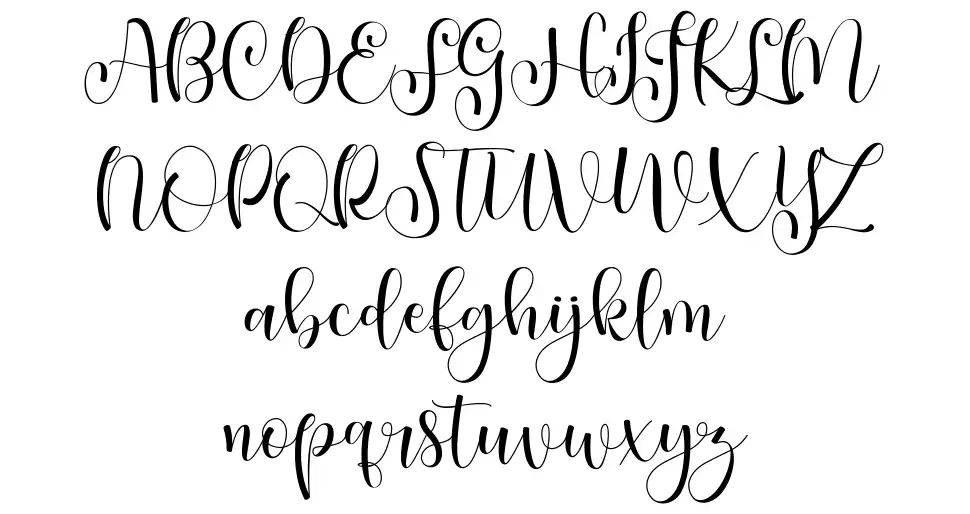 Celya font specimens