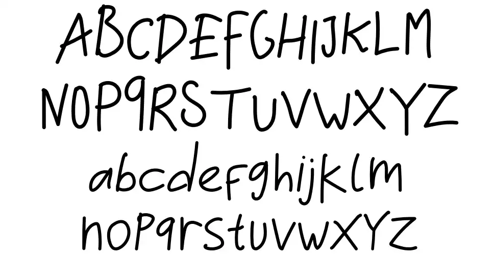 Cemara font specimens