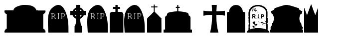 Cemetery Icons font