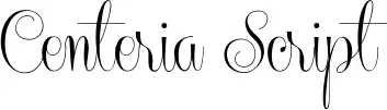 Centeria Script