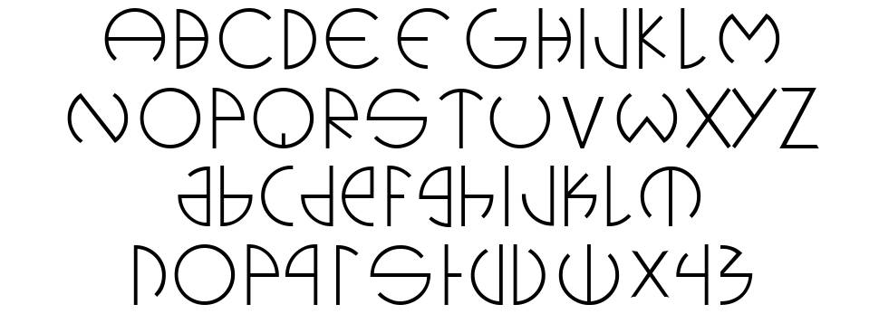Cerclip font Örnekler
