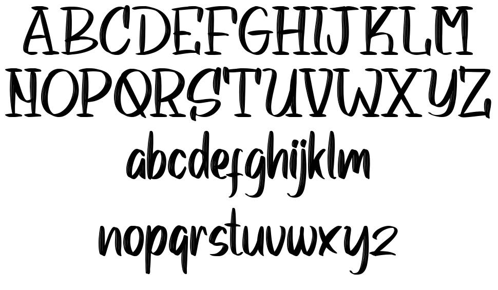 Ceria font Örnekler