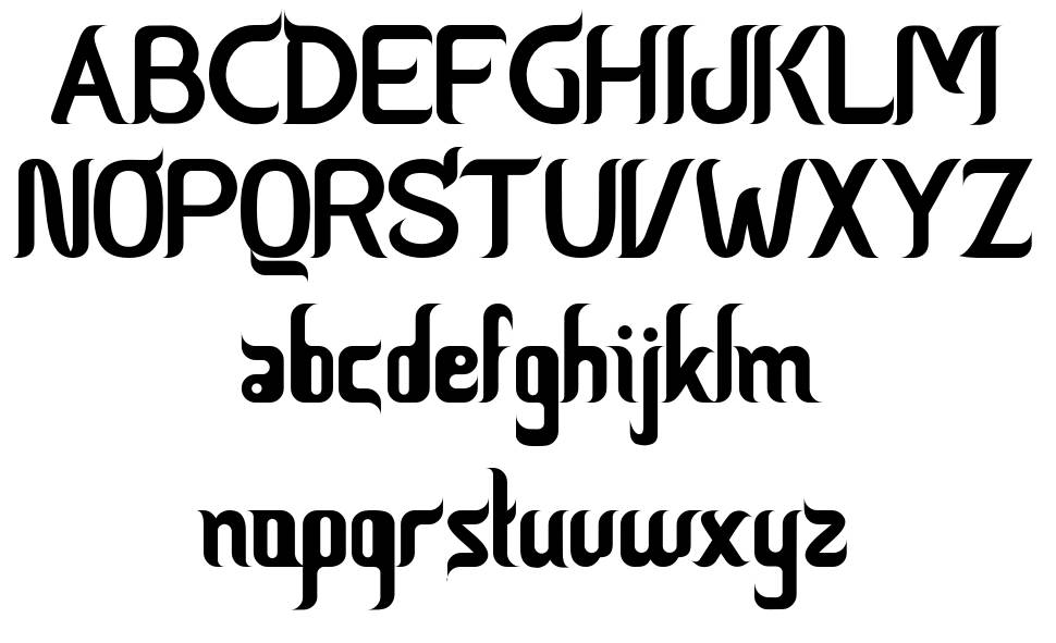 Ceria Lebaran font Örnekler