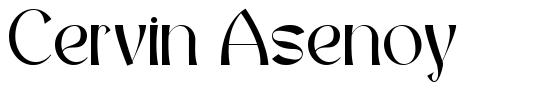 Cervin Asenoy шрифт