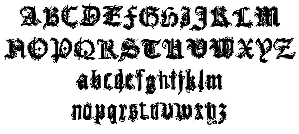 CF Gothika font