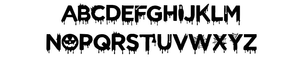 CF Halloween 字形 标本