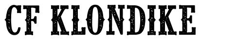 CF Klondike font