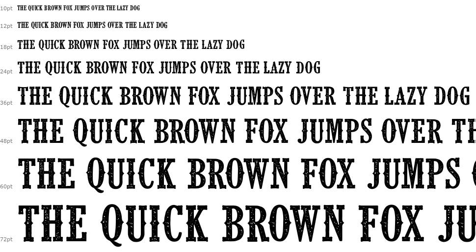 CF Klondike font by CloutierFontes FontRiver