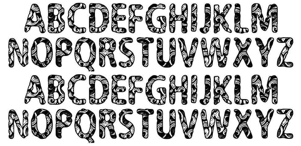 CF Never Trust A Hippyfont specimens