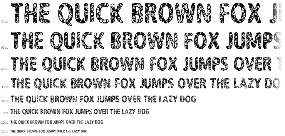 CF Never Trust A Hippyfont waterfall