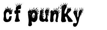 CF Punky шрифт