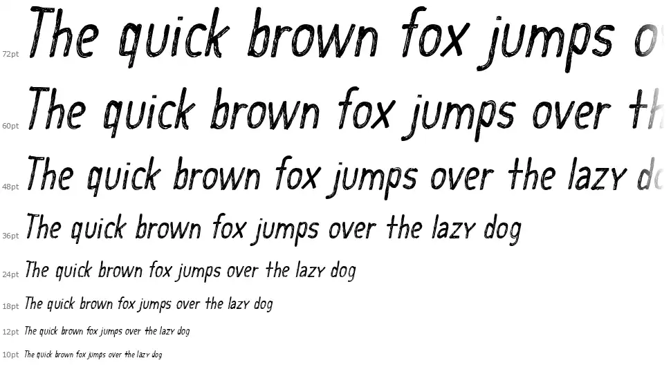 CF School Handwritingfont waterfall