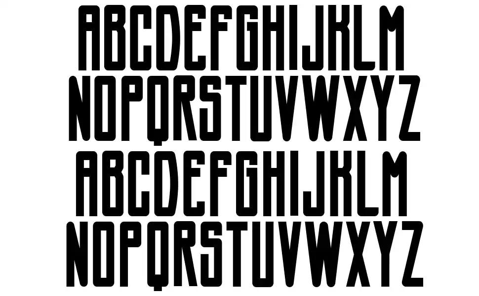 CF Showbizzfont specimens