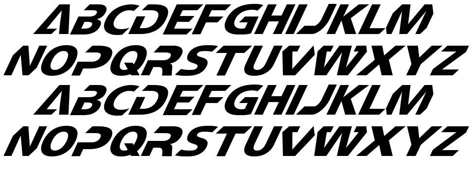 CF TechnoMania font Örnekler