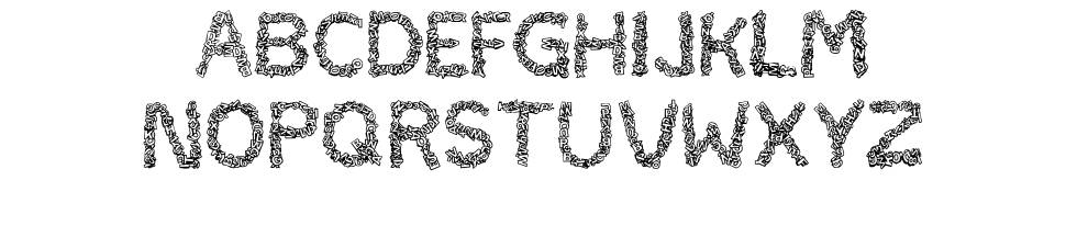 CF TypoCraft 字形 标本