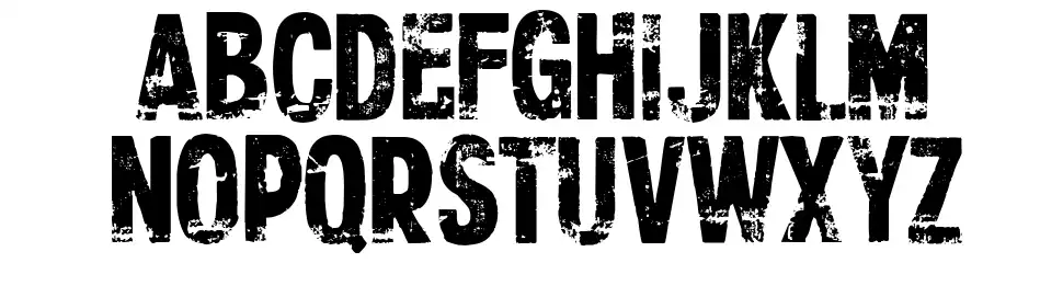 CF Xerography schriftart vorschau