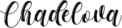 Chadelova schriftart