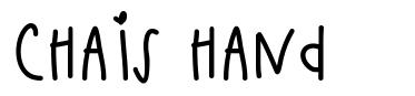 Chais Hand шрифт
