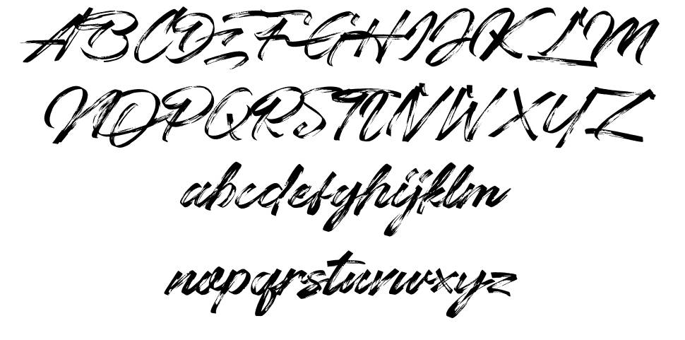 Chaletliness フォント 標本