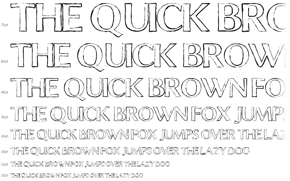 Chalk Line Outline font by JLH Fonts FontRiver