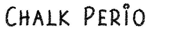 Chalk Perio 字形