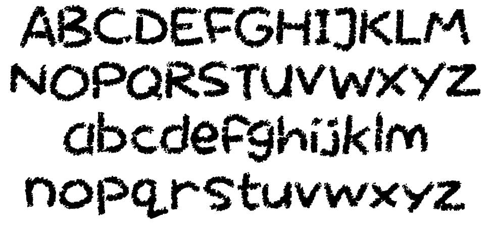 Chalktastic font specimens