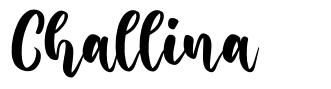 Challina шрифт