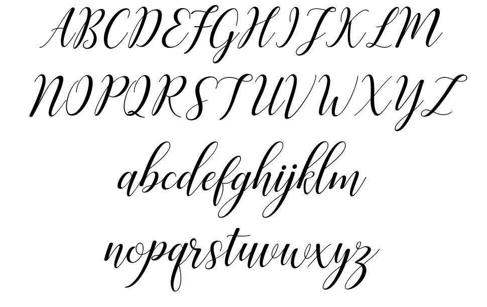 Challista font Örnekler