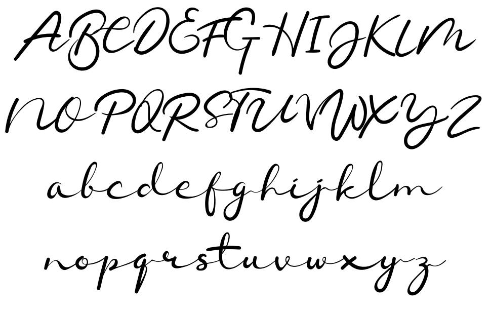 Chamelon font Örnekler