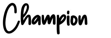 Champion písmo
