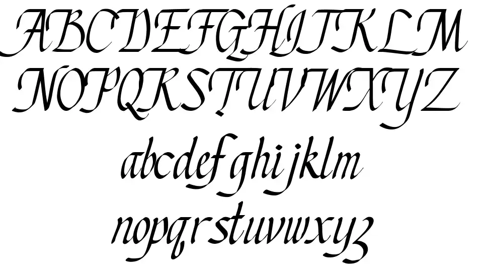 Chancery Cursivefont specimens
