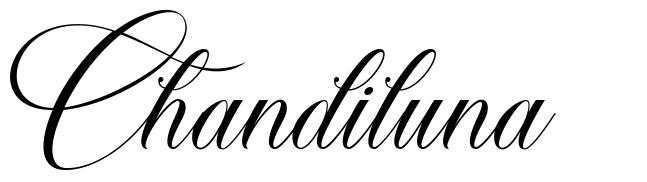 Chandiluna шрифт