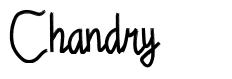 Chandry 字形