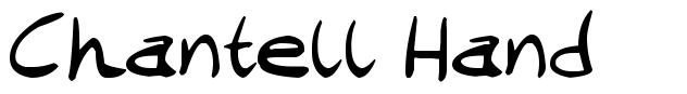 Chantell Hand шрифт