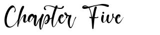 Chapter Five font
