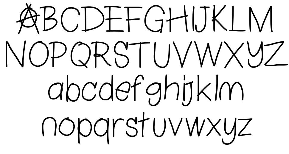 Chapul font Örnekler
