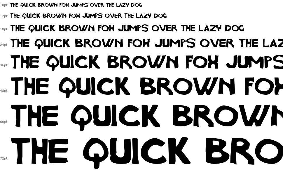 Charcoal First font Şelale