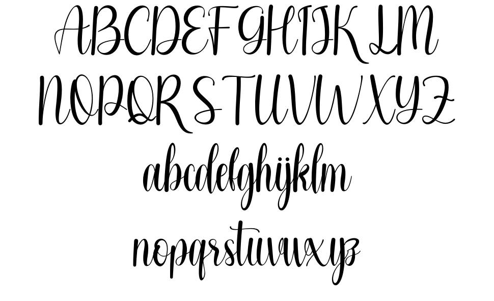 Chardonnay font Örnekler