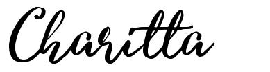 Charitta шрифт