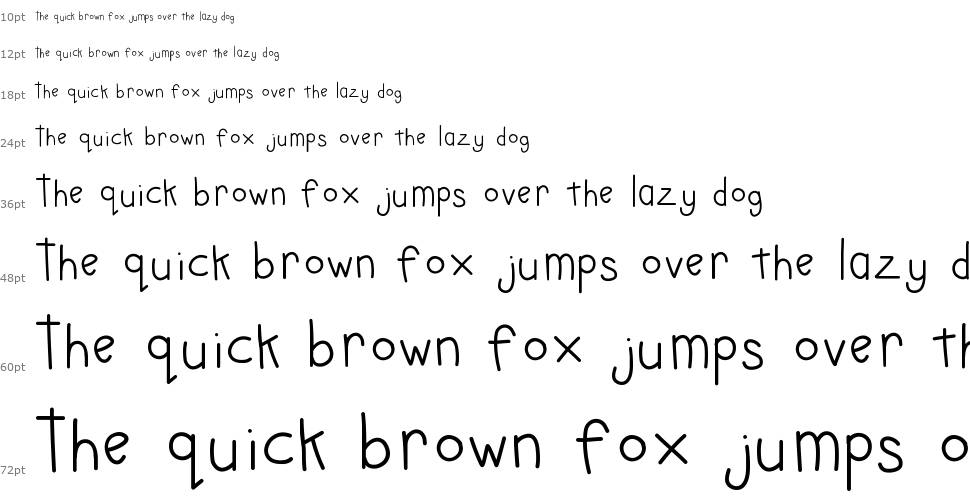 Charlee Doodles font Waterfall