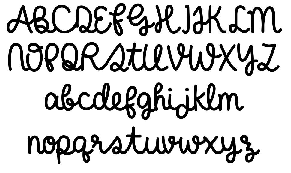 Charleeboots font Örnekler