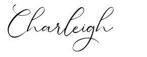Charleigh font
