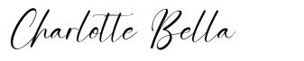 Charlotte Bella шрифт