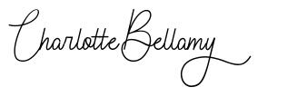 Charlotte Bellamy písmo