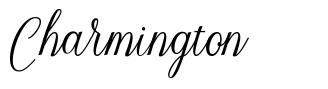 Charmington шрифт