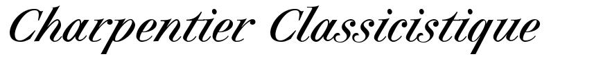 Charpentier Classicistique font
