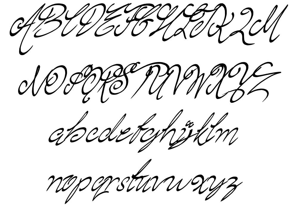 Chasing Magnolia písmo Exempláře